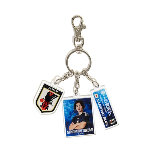 プレーヤーズ3連アクリルキーホルダー 南野 拓実