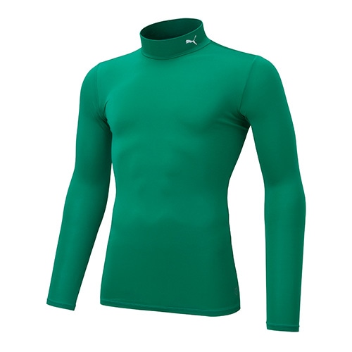 コンプレッション モックネック 長袖 シャツ