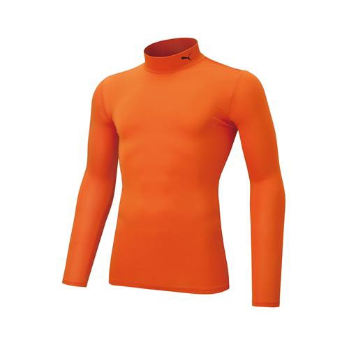 ジュニア コンプレッション モックネック 長袖 シャツ