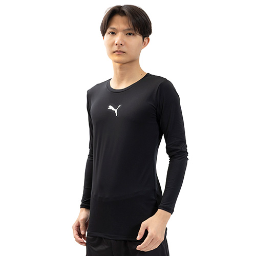 コンプレッション クルーネック 長袖シャツ