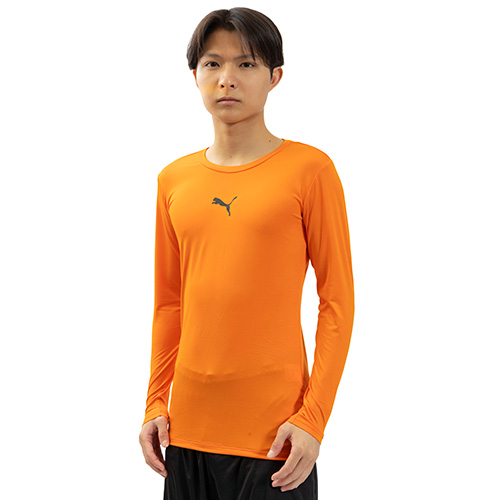 コンプレッション クルーネック 長袖シャツ