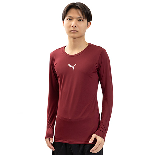 コンプレッション クルーネック 長袖シャツ