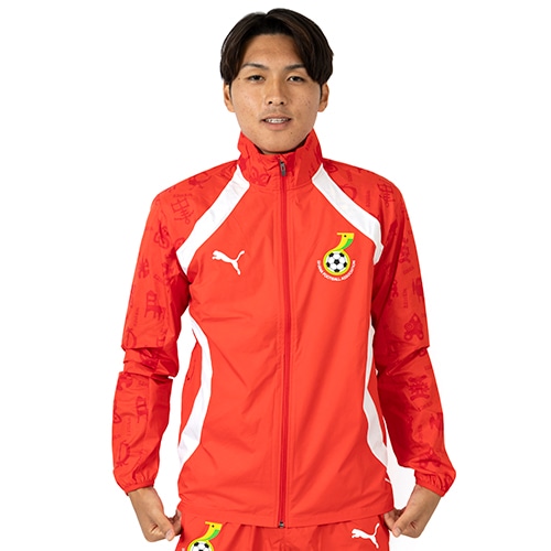 2025 ガーナ代表 プレマッチ ウーブンジャケット