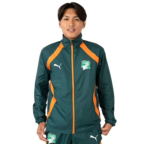 2025 コートジボワール代表 プレマッチ ウーブンジャケット