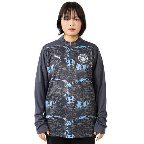 24-25 マンチェスター・シティ プレマッチ1/4ジップトップ