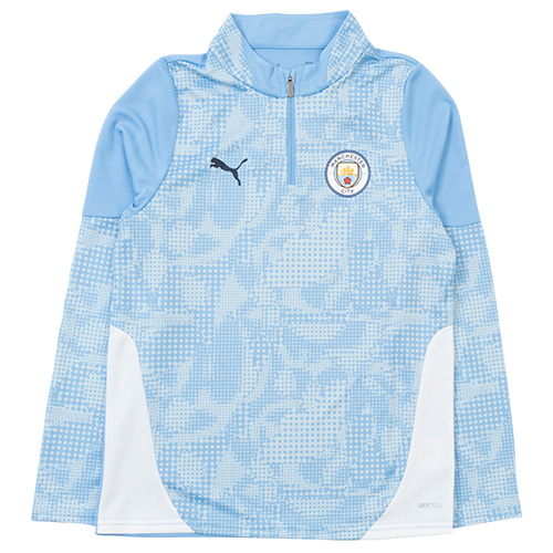 ジュニア 25-26 マンチェスター・シティ トレーニング1/4ジップトップ