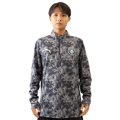 25-26 マンチェスター・シティ プレマッチ1/4ジップトップ