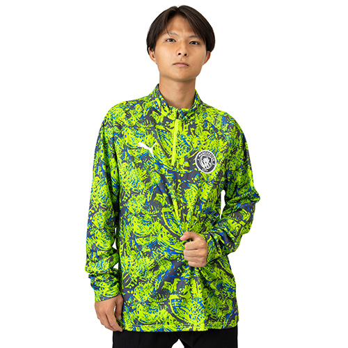 25-26 マンチェスター・シティ プレマッチ1/4ジップトップ