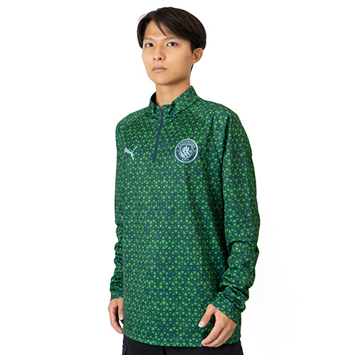 25-26 マンチェスター・シティ プレマッチ1/4ジップトップ