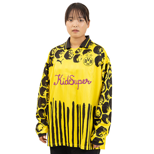 KIDSUPER X ドルトムント 長袖レトロシャツ