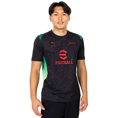 24-25 ACミラン×Off-White 4th プレマッチ ジャージー