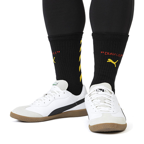 24-25 ACミラン×Off-White 4th グラフィッククルーソックス