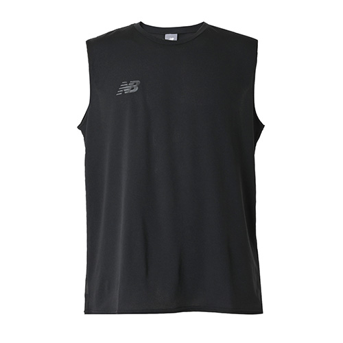 Black Out メッシュニットノースリーブシャツ