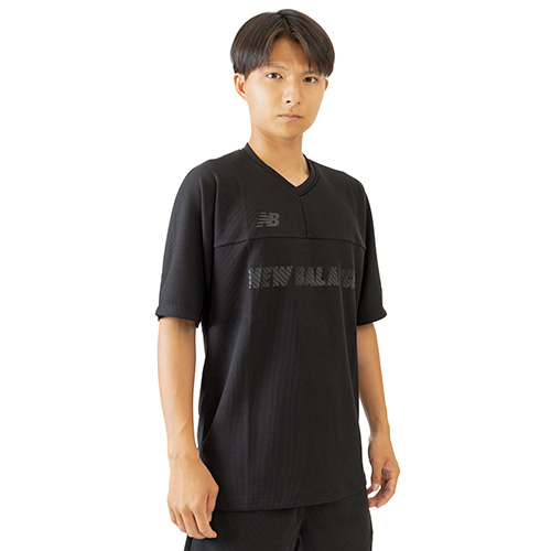 Black Out ポリワッフルショートスリーブシャツ