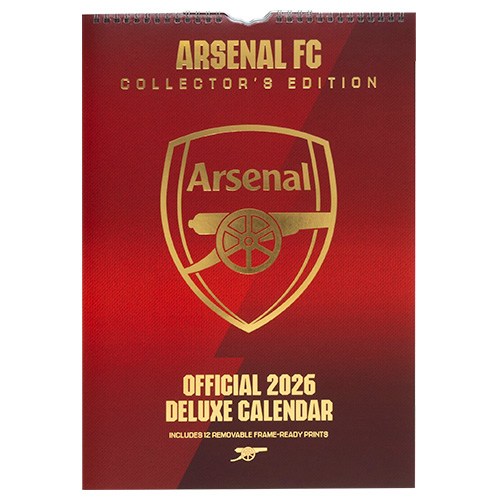 2026 アーセナルFC A3壁掛けデラックスカレンダー