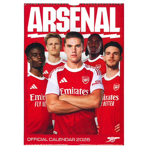 2026 アーセナルFC A3壁掛けカレンダー