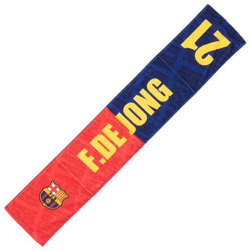 FCバルセロナ タオルマフラー #21 F.DE JONG