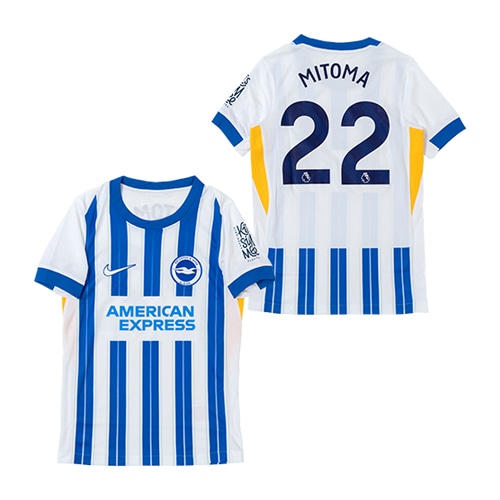 ジュニア 24-25 ブライトン HOME ユニフォーム #22 MITOMA