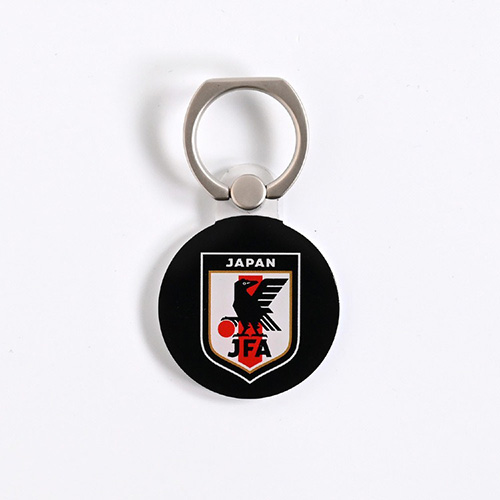 スマホリング サッカー日本代表エンブレム(BLACK)