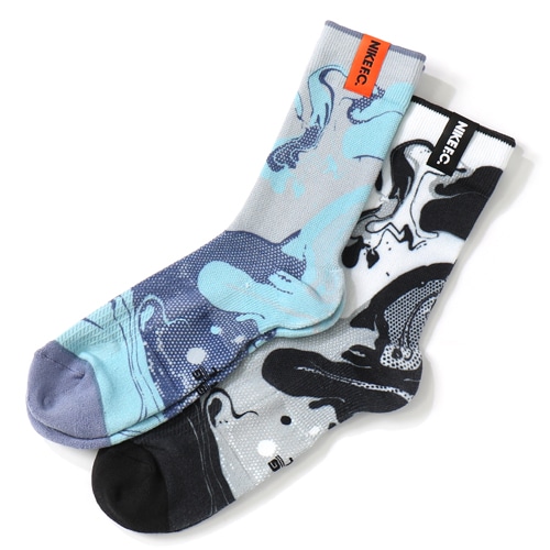 NIKE F.C. エッセンシャル スニーカー クルーソックス 2足組