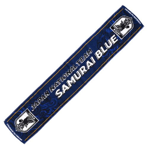 タオルマフラー(SLOGAN) SAMURAI BLUE