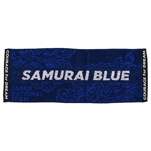 ハンドタオル(SLOGAN) SAMURAI BLUE
