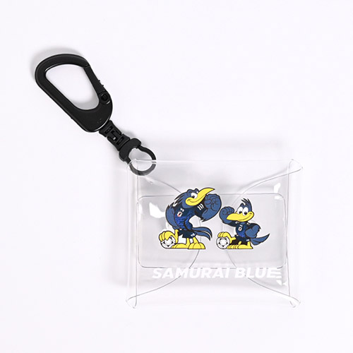 カラビナ付きクリア小物ケース(マスコット) STADIUM LINE