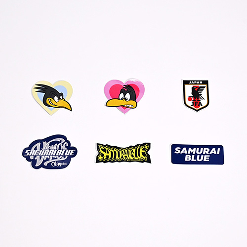 ステッカー6枚セット(SAMURAI BLUE) INNOCENT LINE