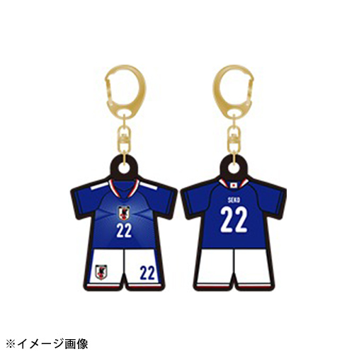 ユニフォーム型ラバーキーホルダーSTADIUM LINE #22 瀬古歩夢