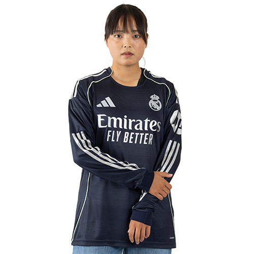 25-26 レアル・マドリード AWAY 長袖ユニフォーム