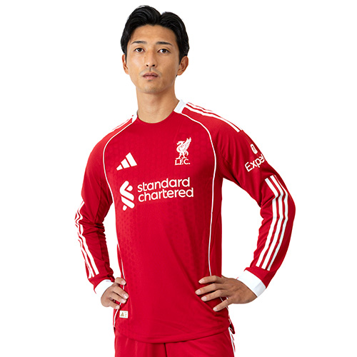 25-26 リヴァプール HOME オーセンティック長袖ユニフォーム