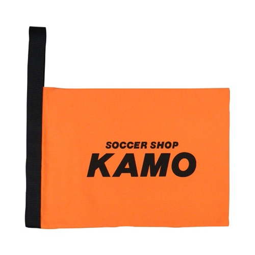 ジュニア KAMOオリジナル シューズケース 橙×黒