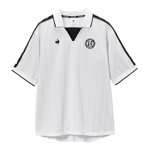 ストライプジャガード襟付きゲームシャツ