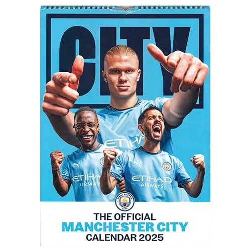 2025 マンチェスター・シティ A3壁掛けカレンダー