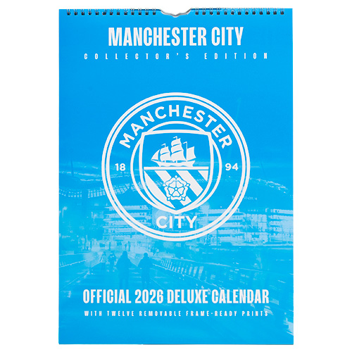 2026 マンチェスター・シティ A3壁掛けデラックスカレンダー