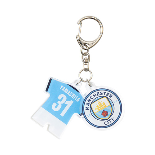 マンチェスター・シティ アクリル2連チャーム #31 YAMASHITA
