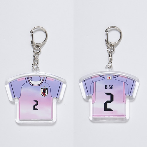 プレーヤーズAWAYユニフォームキーホルダー(なでしこジャパン)FP #2 清水梨紗