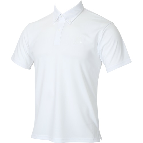 JFA ベーシックポロシャツ(三本足の烏) (WHT) Mサイズ