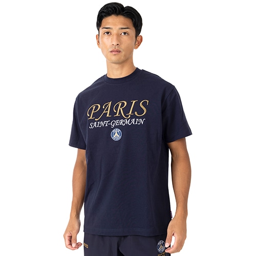 パリSG TWO TIER LOGO S/S TEE