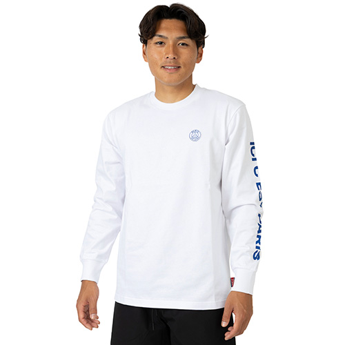 パリSG EMB LOGO & PRINT SLEEVE L/S TEE