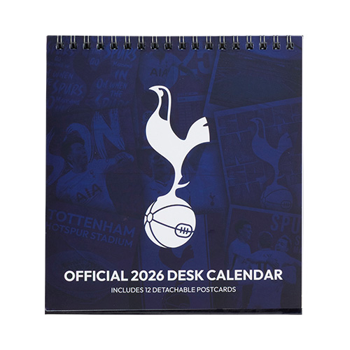 2026 トッテナム 卓上カレンダー