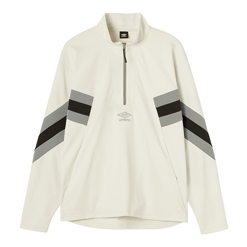 THE THIRD ウォームアップハーフジップトップ