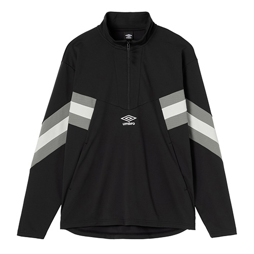 THE THIRD ウォームアップハーフジップトップ