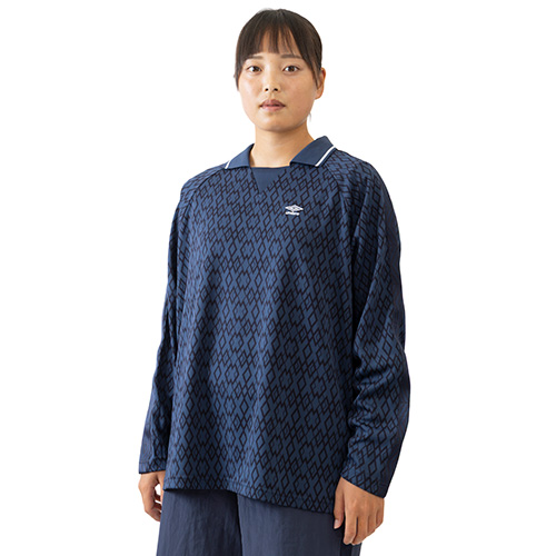 AWAY DAYS ジャガード長袖プラクティスシャツ