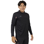 Black Out Collection ジャージハーフジップトップ