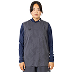 Black Out ジャガードメッシュニットノースリーブシャツ