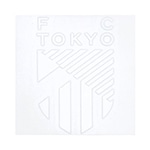 FC東京 カッティングステッカーエンブレム WHT