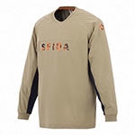 裏メッシュストレッチウインドクルートップ