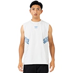 THE THIRD メッシュコンビノースリーブシャツ