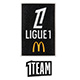 【納期7週間】LIGUE 1＆1TEAM バッチセット